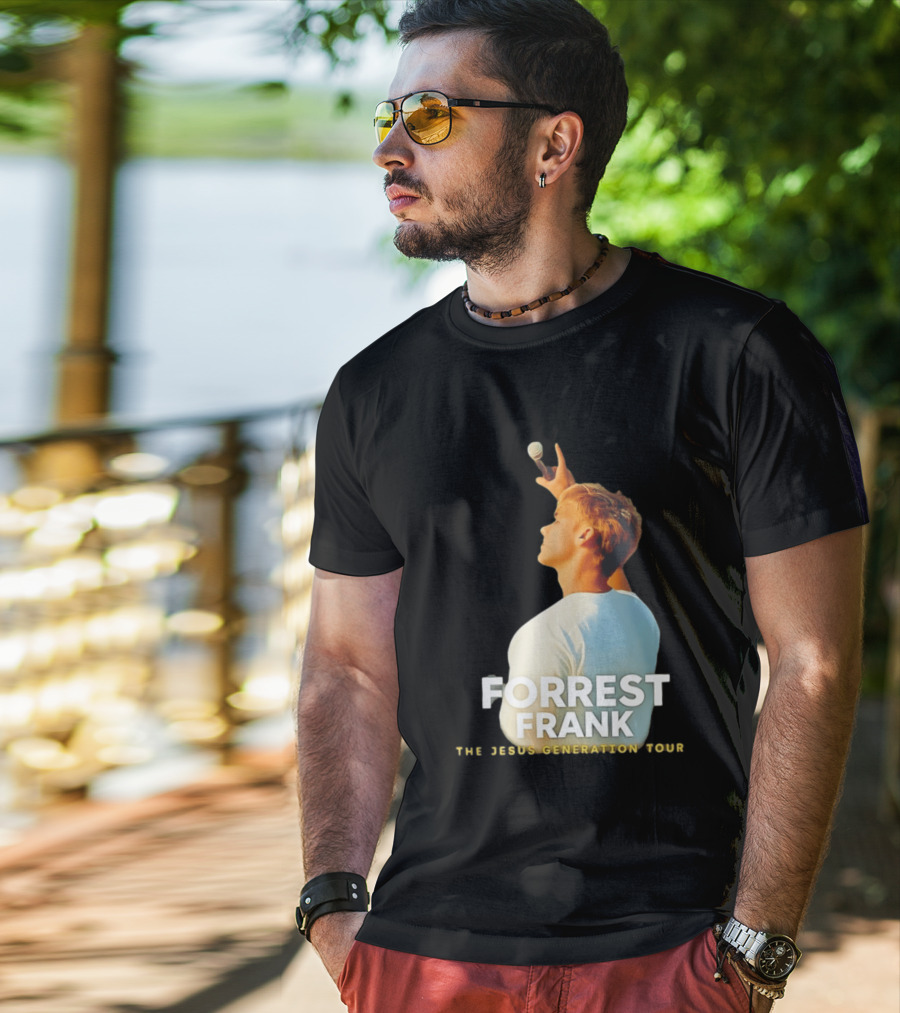 Forrest Frank The Jesus Generation Tour Microphone Pose T-Shirt