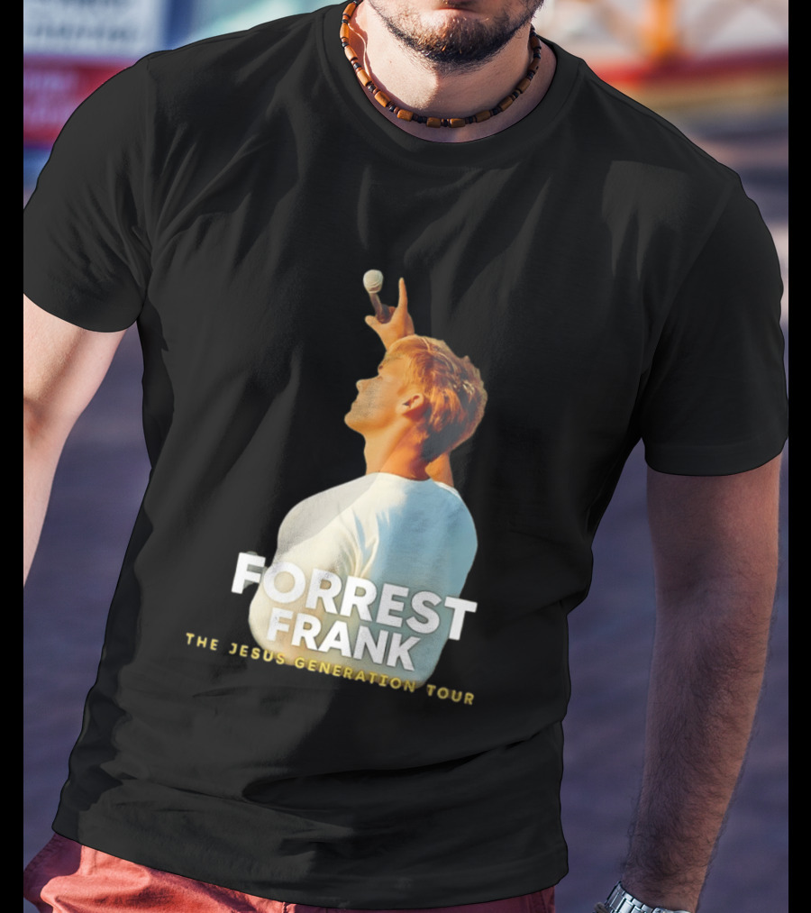 Forrest Frank The Jesus Generation Tour Microphone Pose T-Shirt