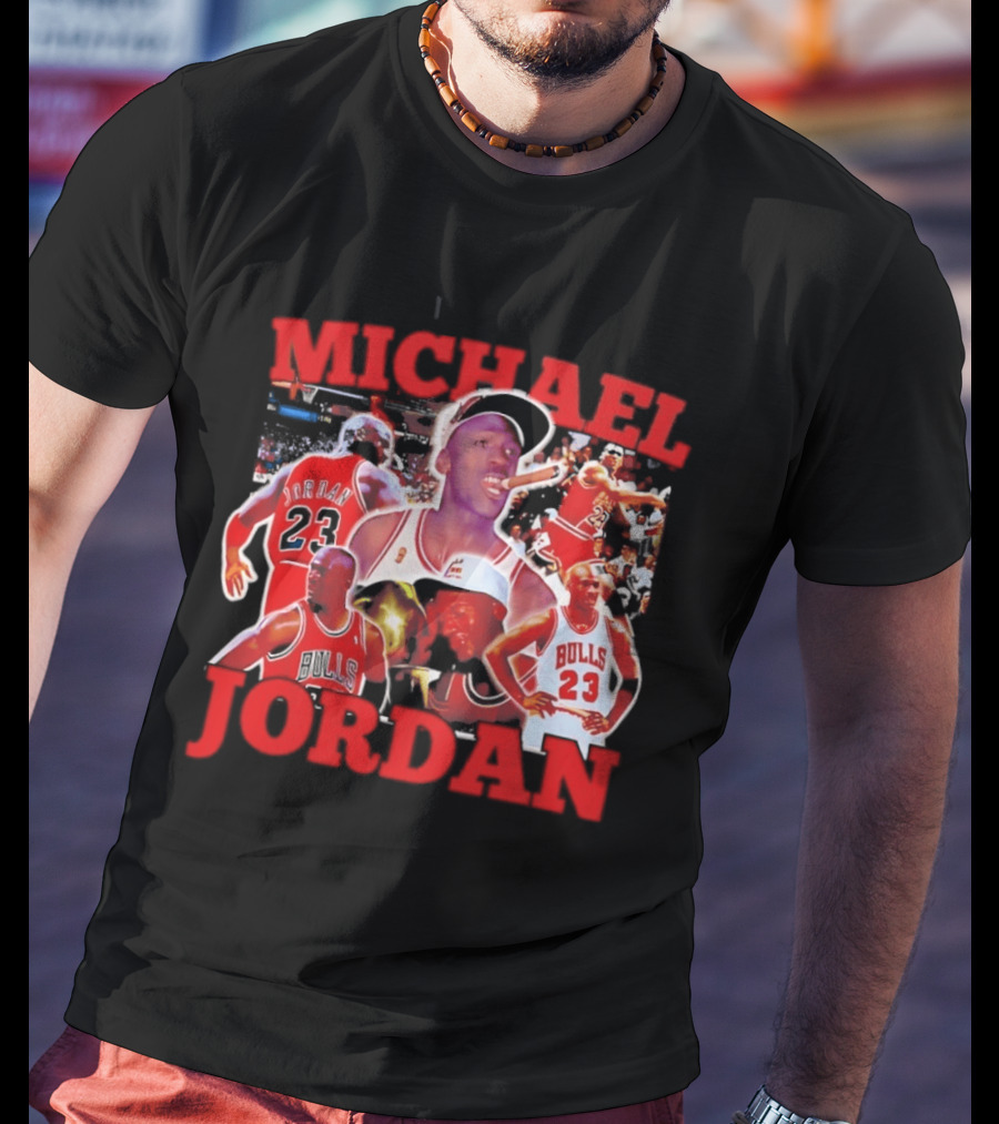 Michael Jordan 23 Bulls 90s T-Shirt