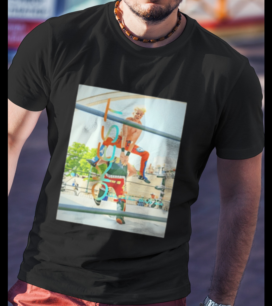 OKest Leapfrog In The World Wrestling Event Colorful Spectacle T-Shirt