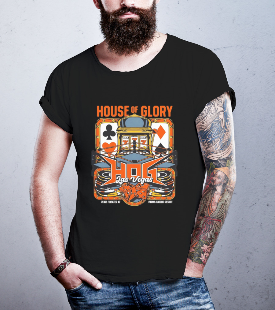 House Of Glory Las Vegas Pearl Theater Palms Casino Slot Machine Dice T-Shirt