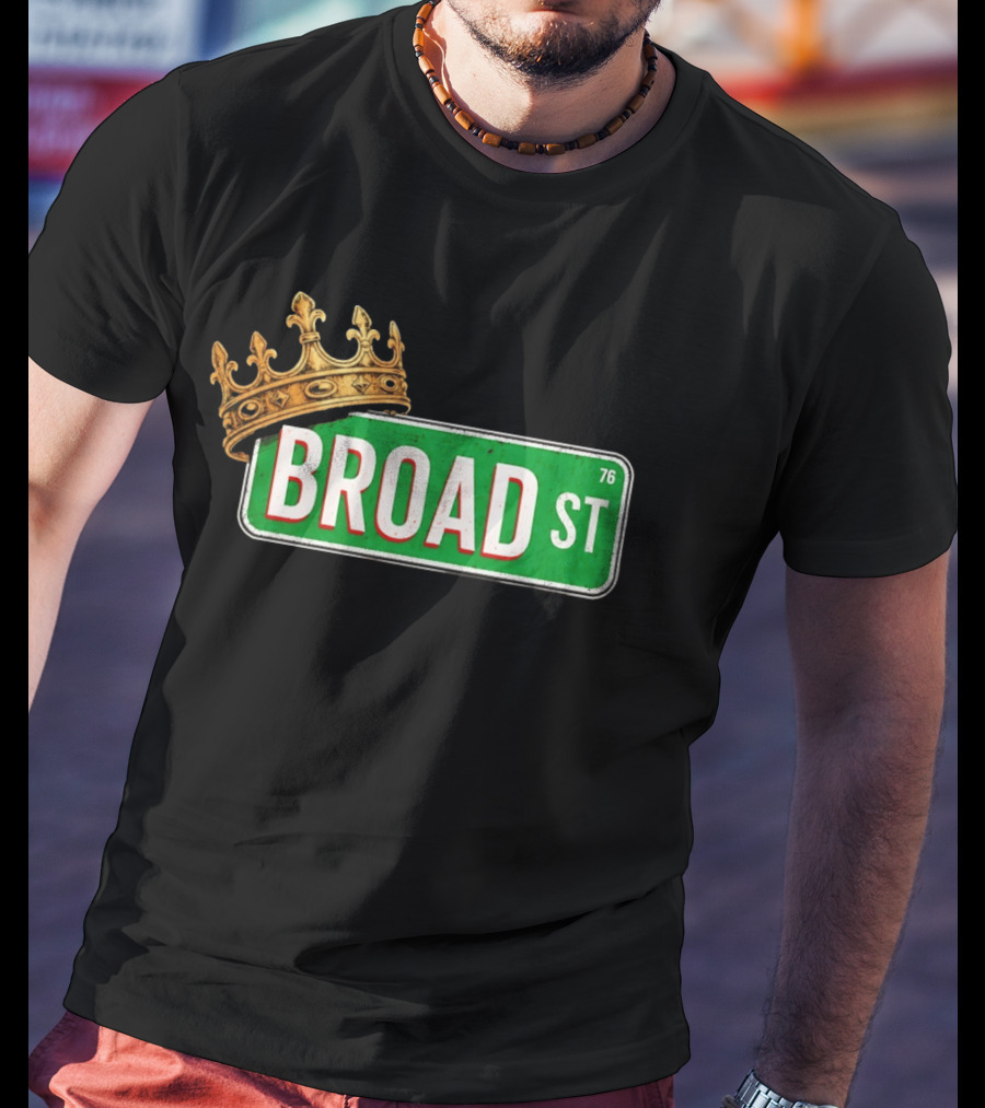 Philadelphia 76ers Broad Street 76 King Crown T-Shirt