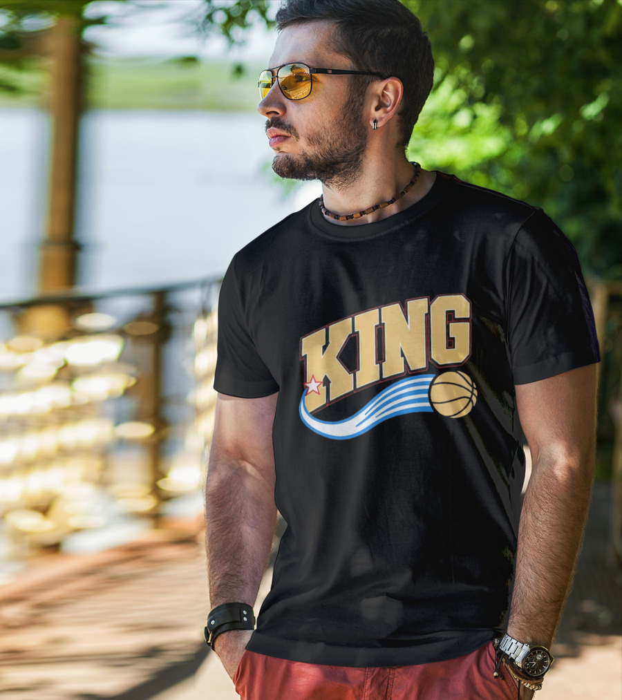 Philadelphia 76ers King Basketball Lebron James T-Shirt