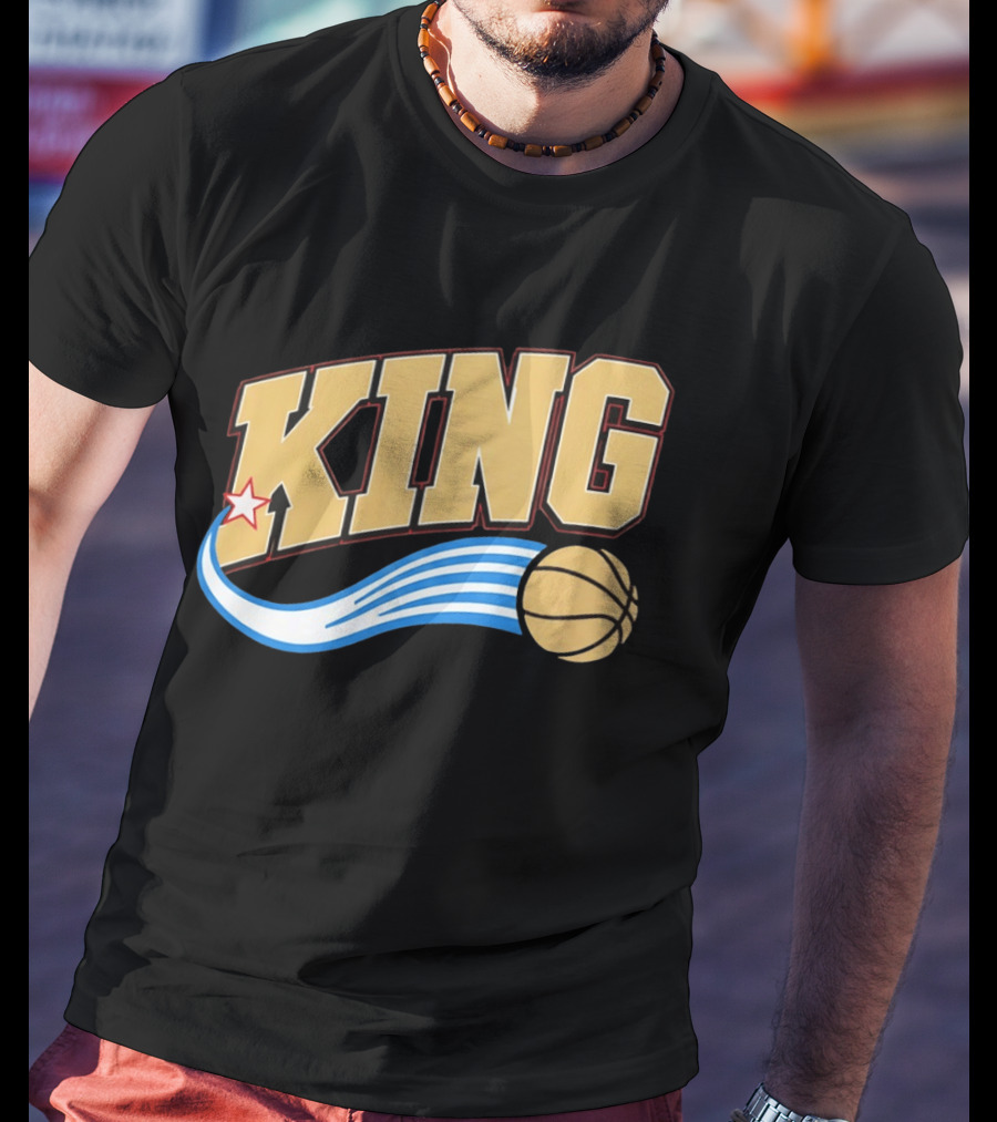 Philadelphia 76ers King Basketball Lebron James T-Shirt