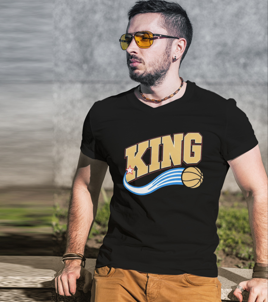 Philadelphia 76ers King Basketball Lebron James T-Shirt