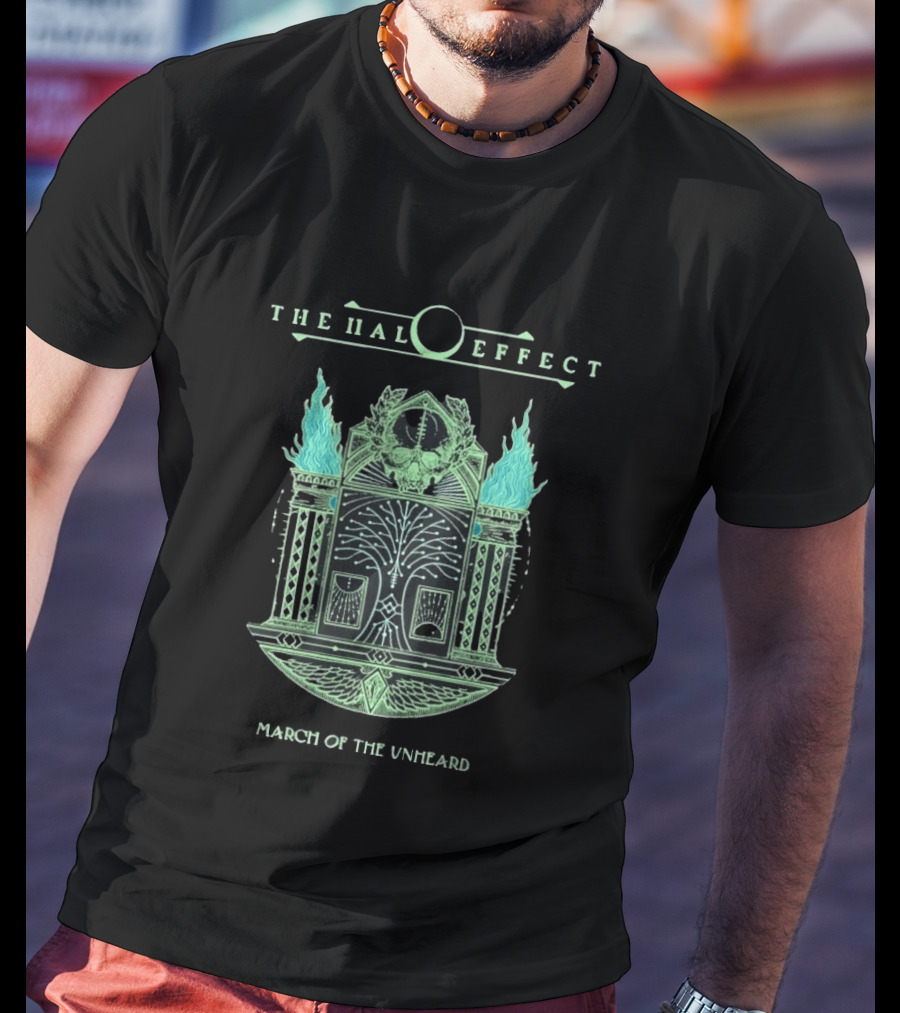The Halo Effect March Of The Unheard Mystical Portal And Flames T-Shirt