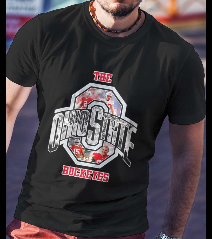 Ohio State Buckeyes Football Collage Ohio State T-Shirt
