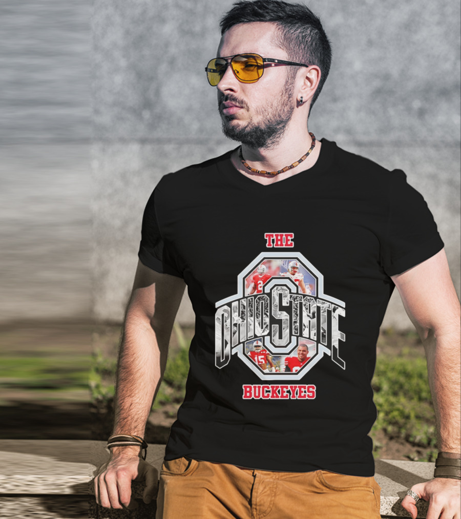 Ohio State Buckeyes Football Collage Ohio State T-Shirt