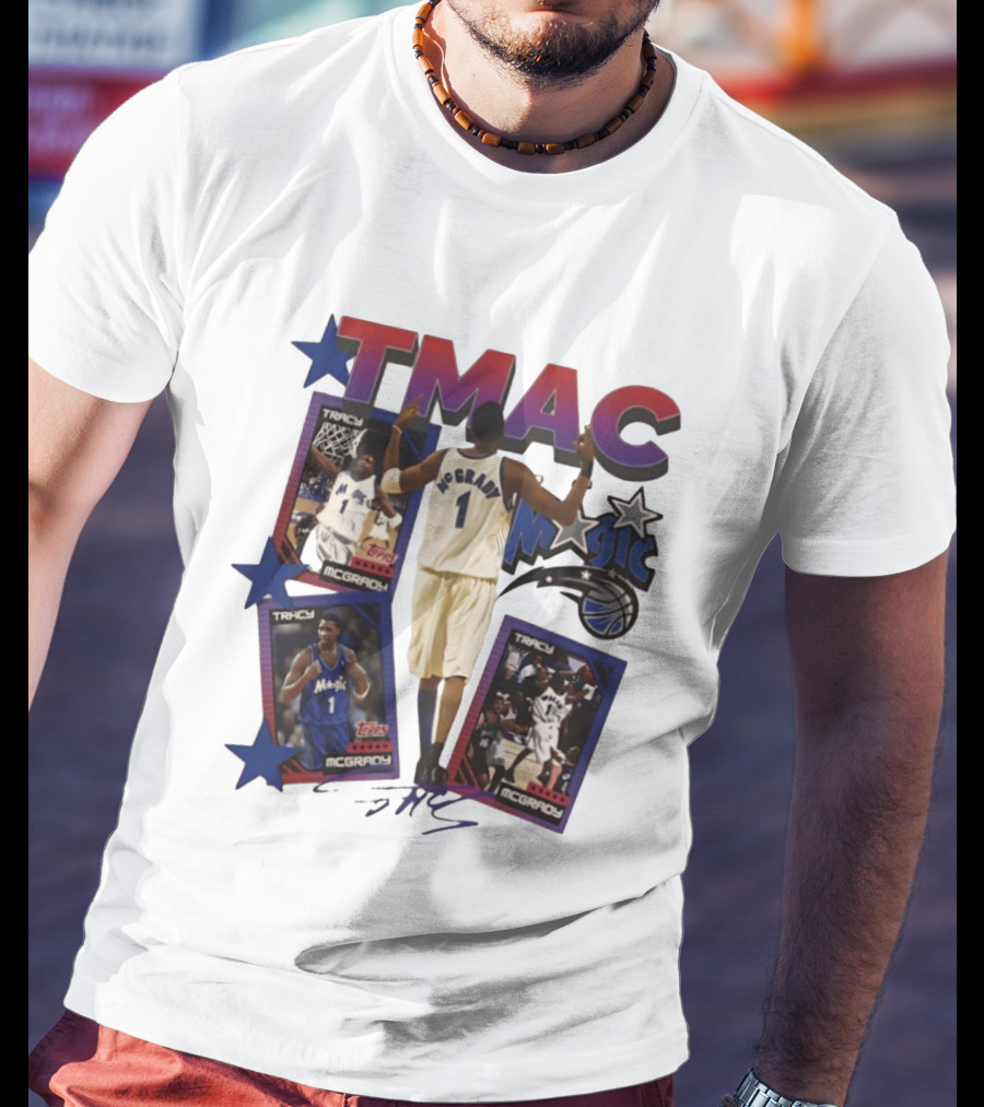 TMAC Tracy McGrady Magic Basketball Legends T-Shirt