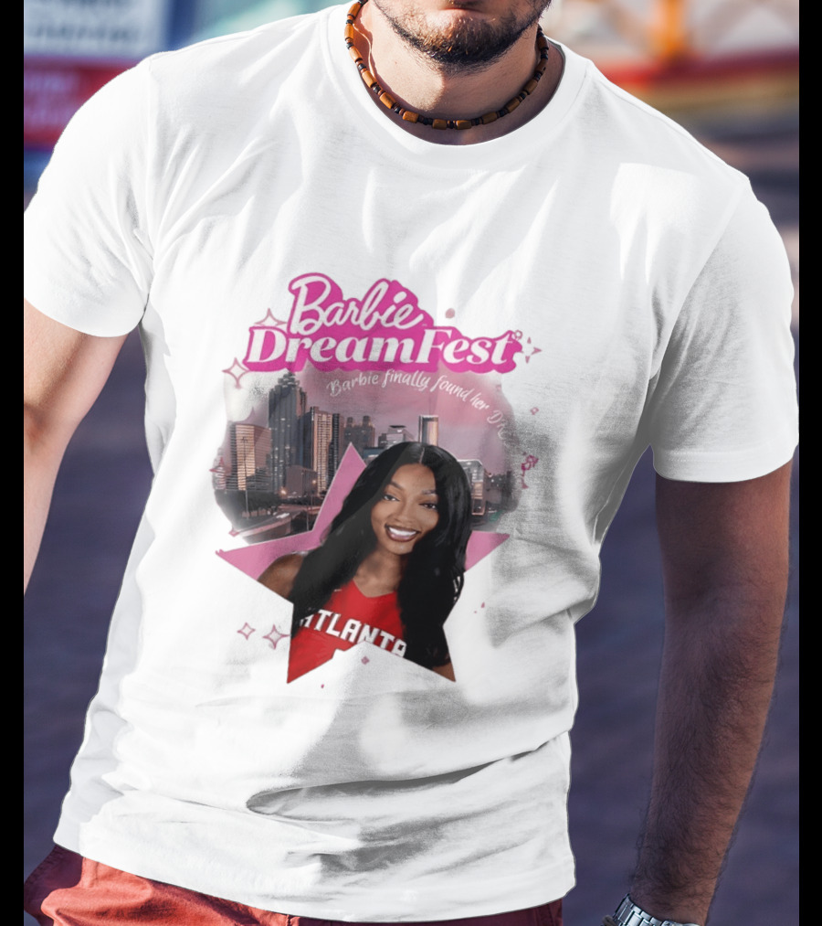 Barbie Dream Fest Angel Reese Atlanta Dream Basketball Barbie Finally Found Her Dream T-Shirt