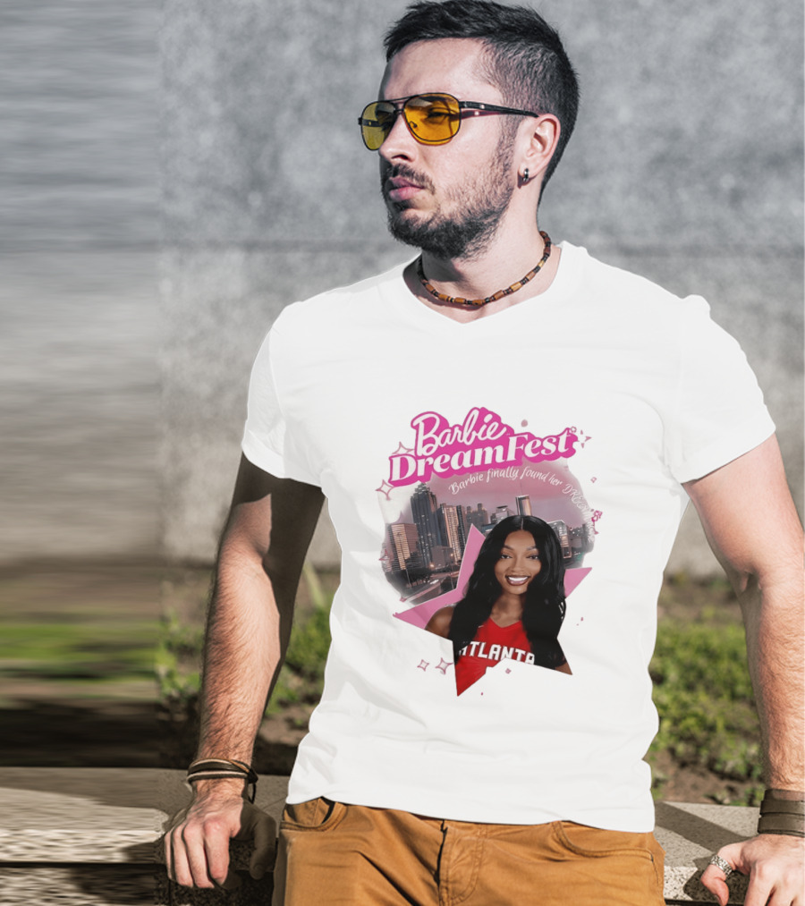 Barbie Dream Fest Angel Reese Atlanta Dream Basketball Barbie Finally Found Her Dream T-Shirt
