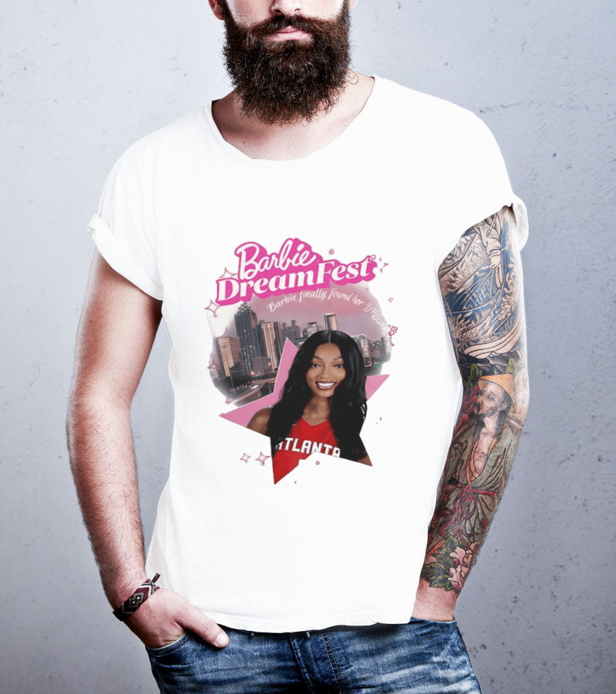 Barbie Dream Fest Angel Reese Atlanta Dream Basketball Barbie Finally Found Her Dream T-Shirt