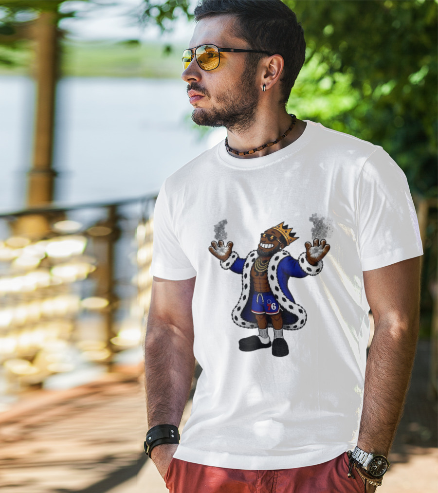 Philadelphia 76ers Muppet King With Crown And Robe T-Shirt