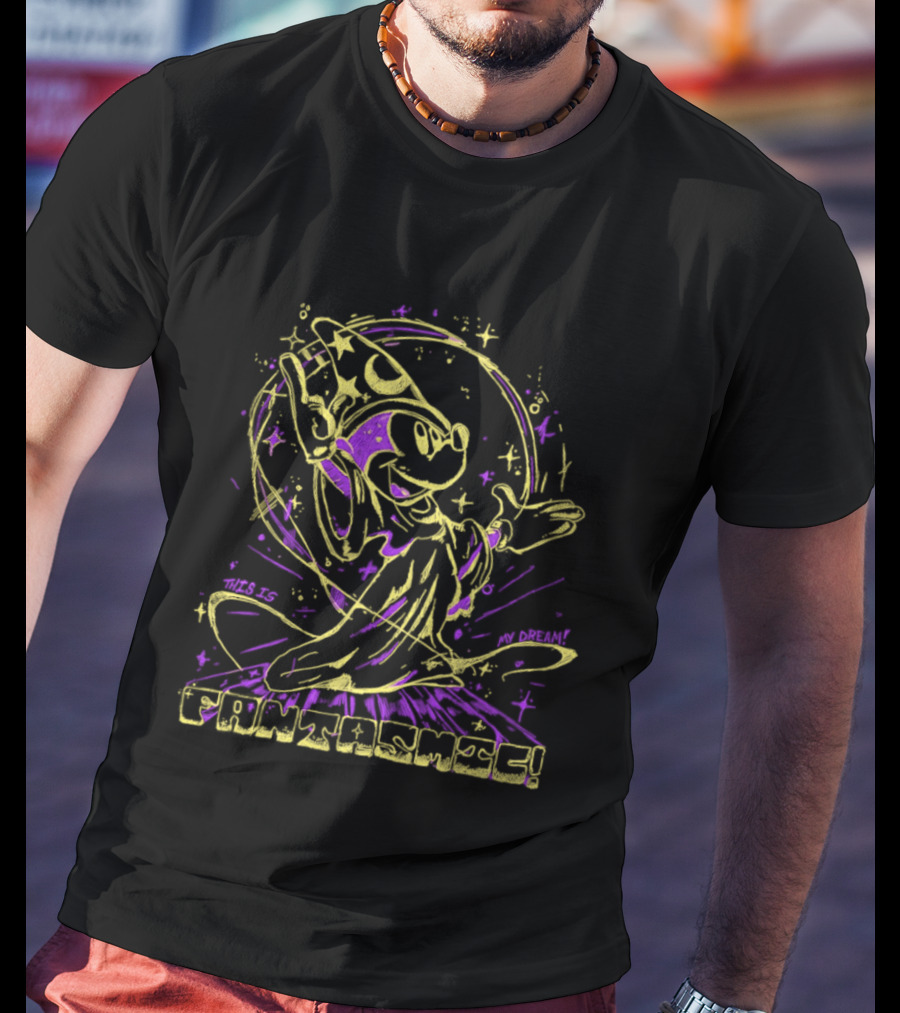 Dream Fantasmic Sorcerer Mickey Mouse T-Shirt