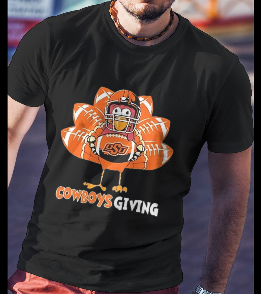 CowboysGiving Oklahoma State OSU Turkey Football Thanksgiving 2025 T-Shirt
