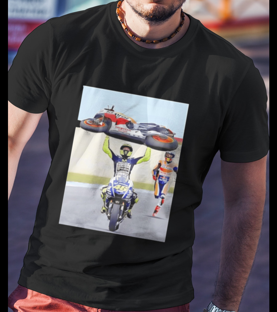 Valentino Rossi Honda MotoGP 46 Victory Celebration 2026 T-Shirt