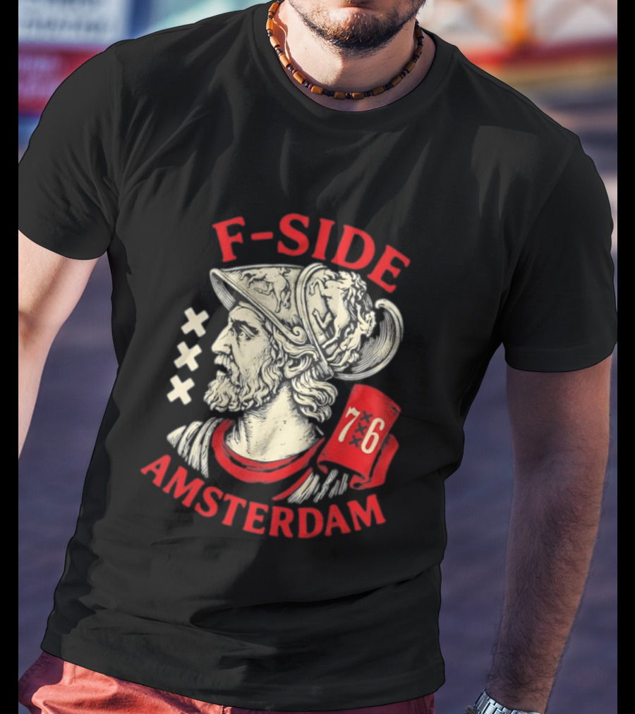 F Side Amsterdam Warrior Helmet 76 T-Shirt
