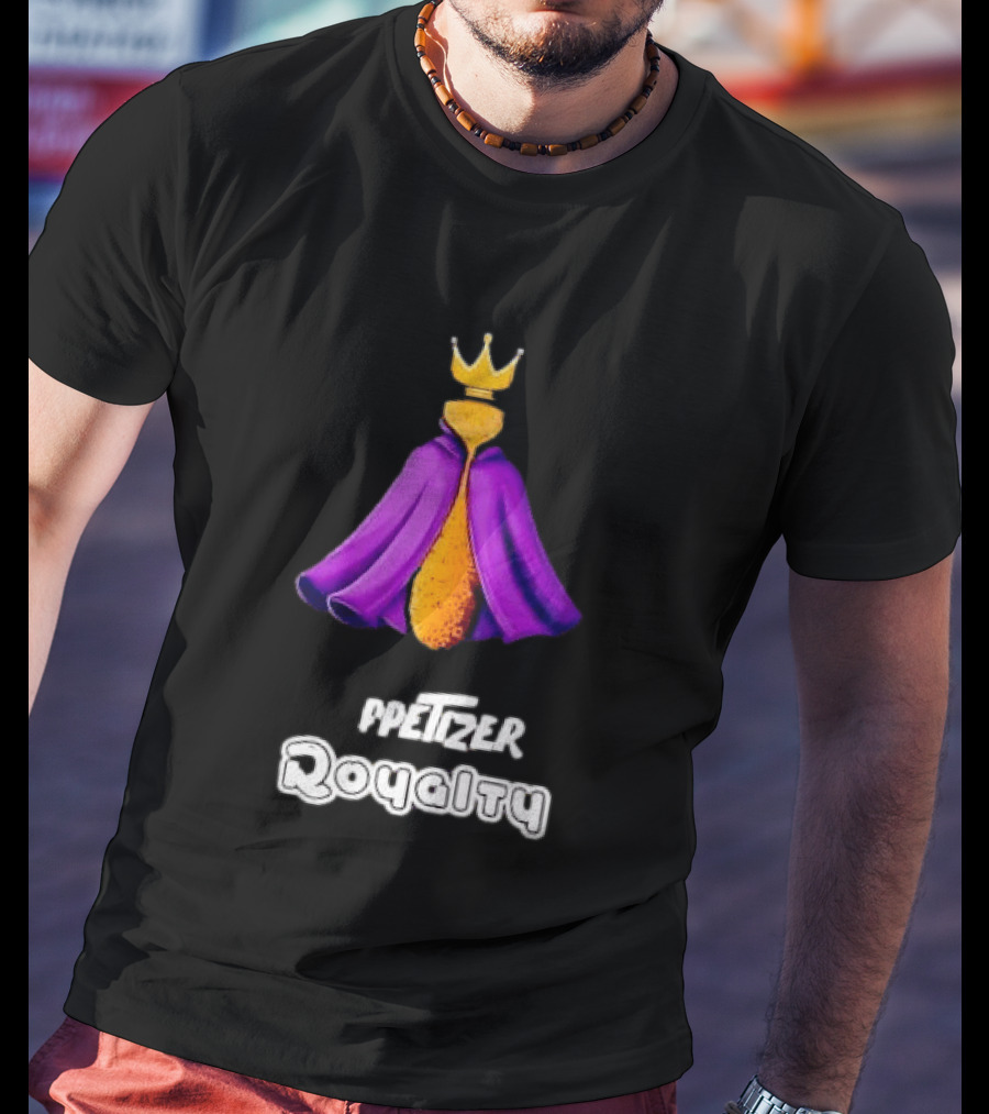 Crowned Nugget Appetizer Royalty Kingscape T-Shirt
