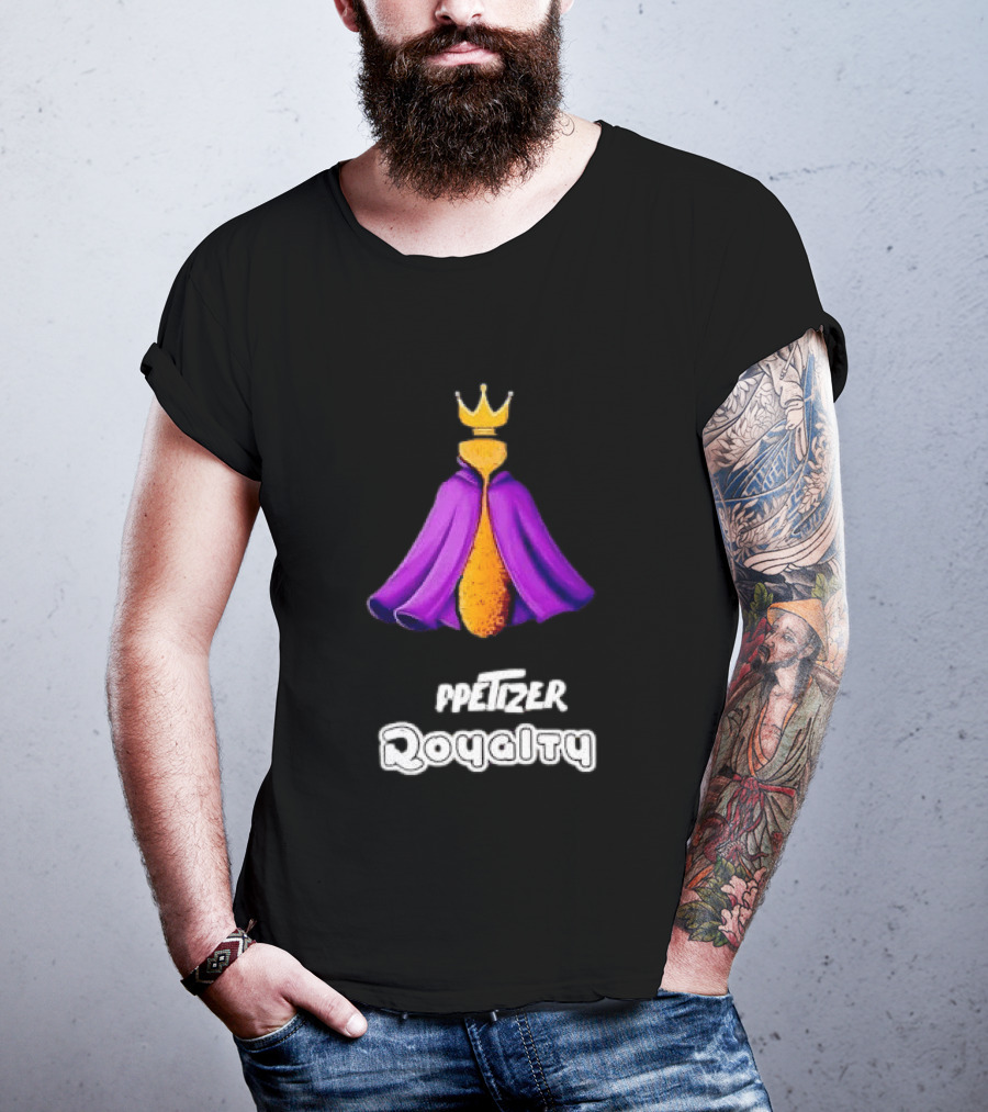 Crowned Nugget Appetizer Royalty Kingscape T-Shirt