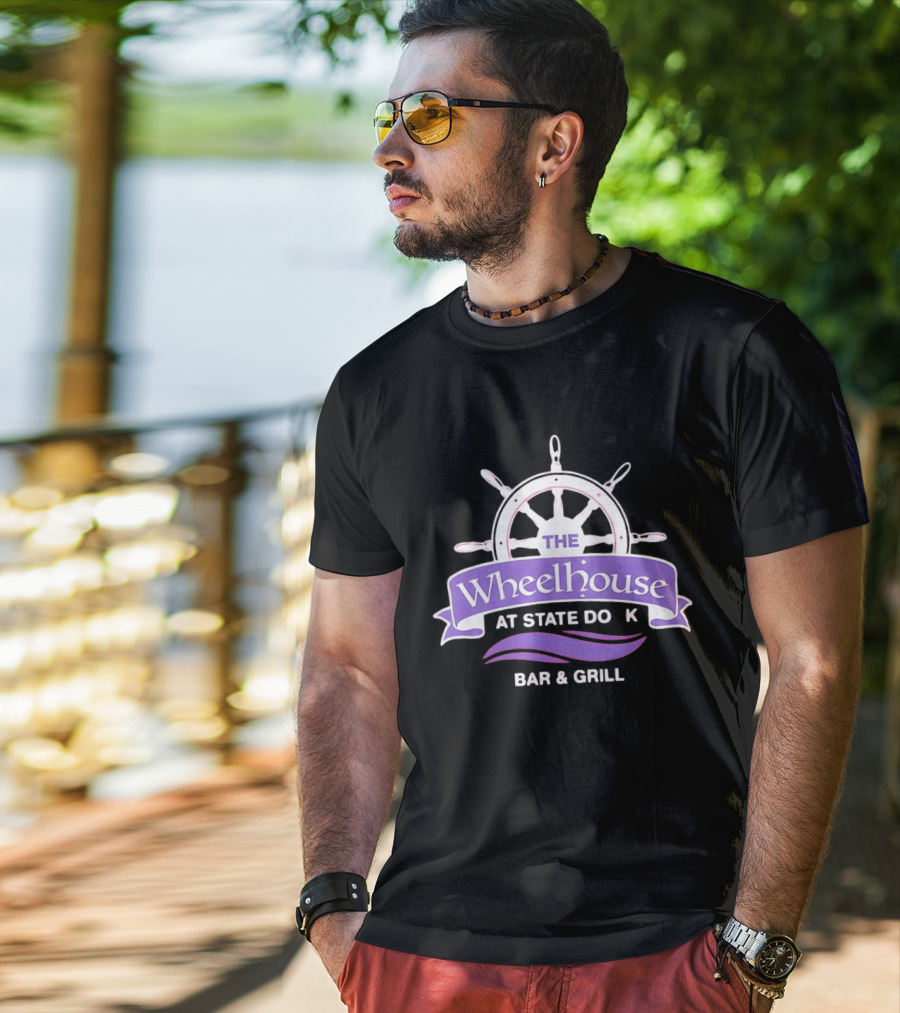 The Wheelhouse At State Dock Bar And Grill Braylon Breeze T-Shirt