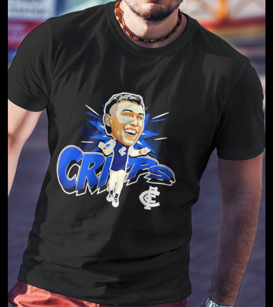 Carlton Football Club Patrick Cripps Caricature Cripps T-Shirt