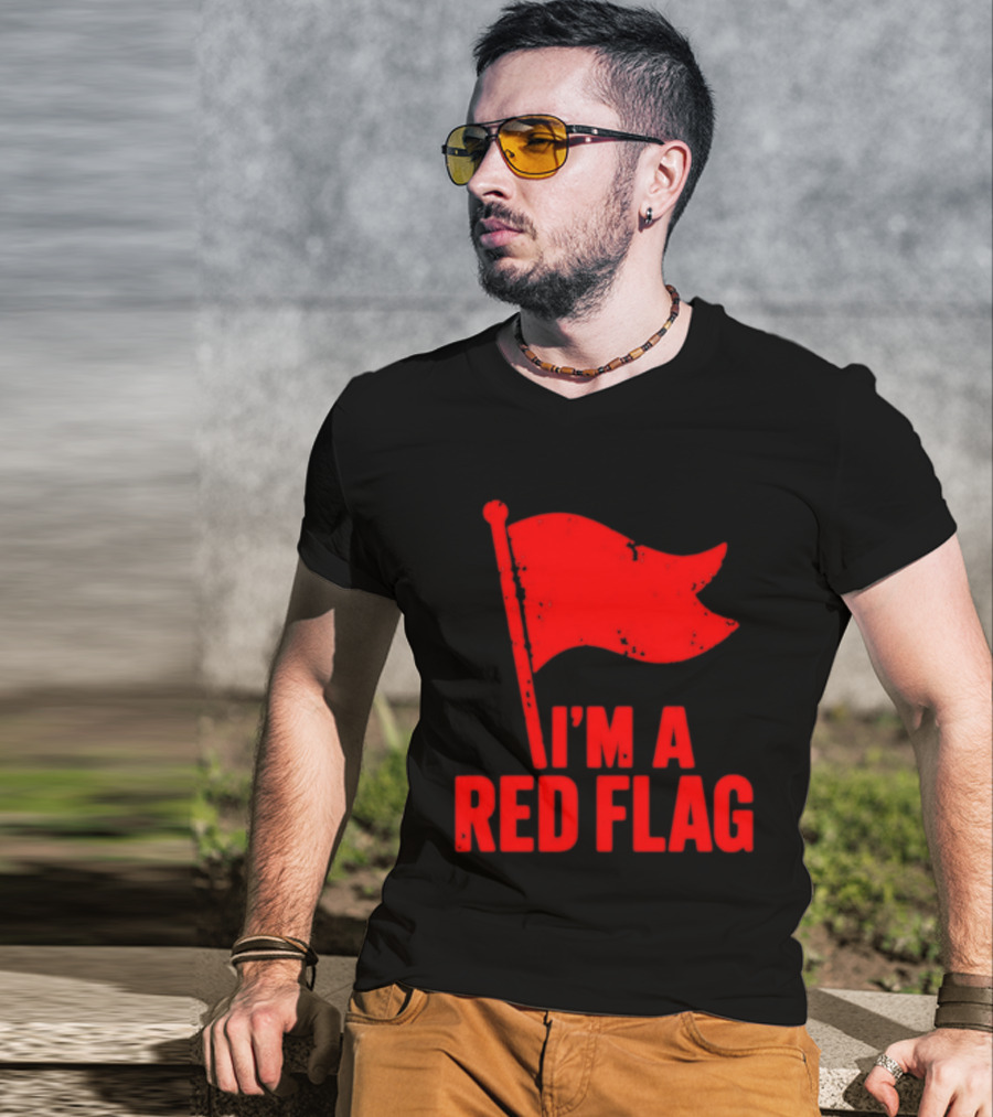 I'm A Red Flag Dating Humor Sarcastic Relationship T-Shirt