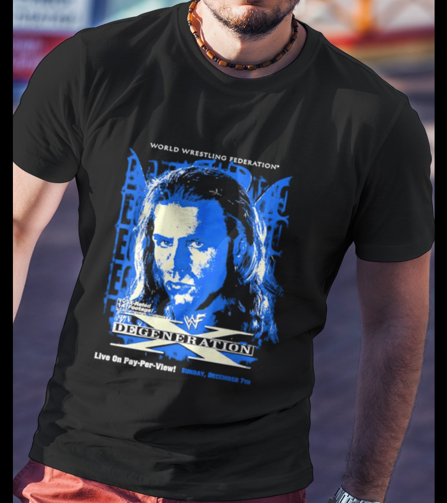 World Wrestling Federation DX Shawn Michaels D Generation X In Your House Pay Per View T-Shirt