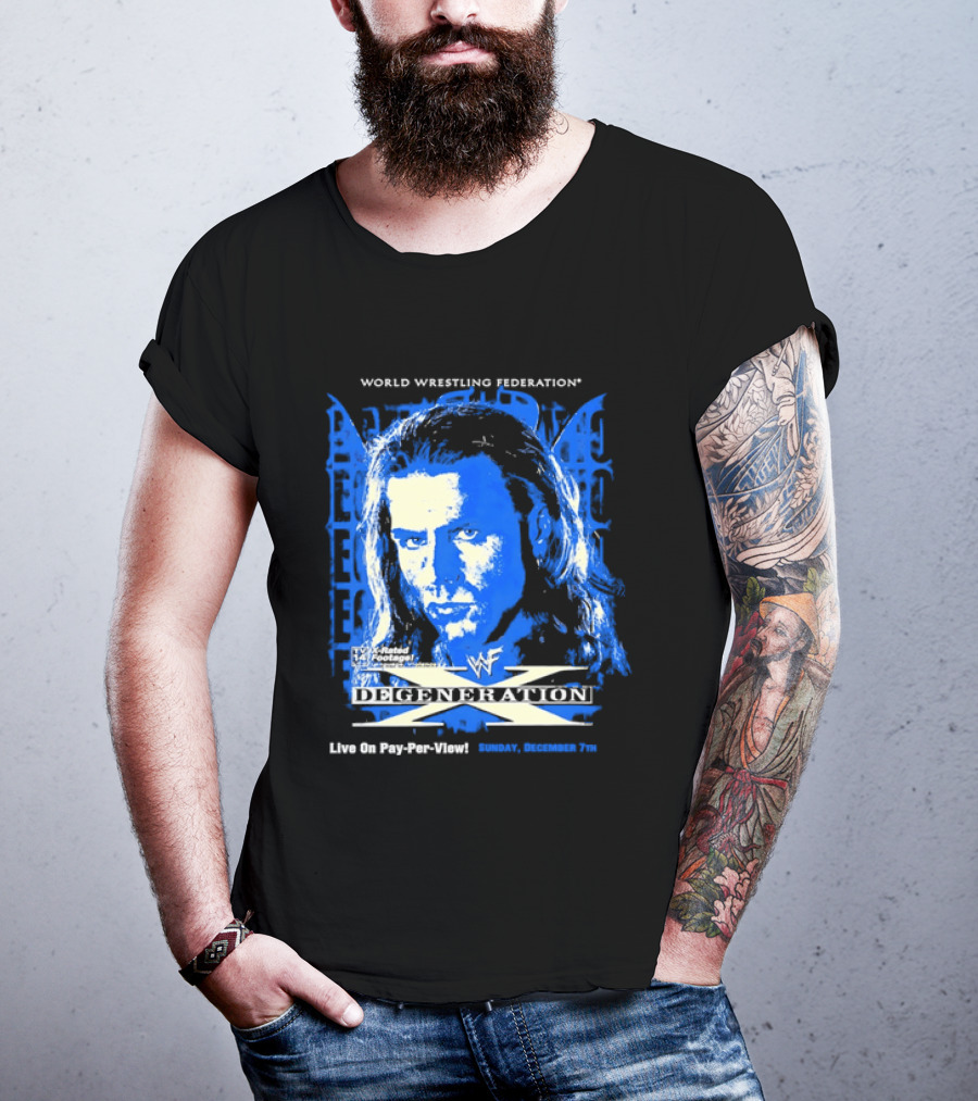 World Wrestling Federation DX Shawn Michaels D Generation X In Your House Pay Per View T-Shirt