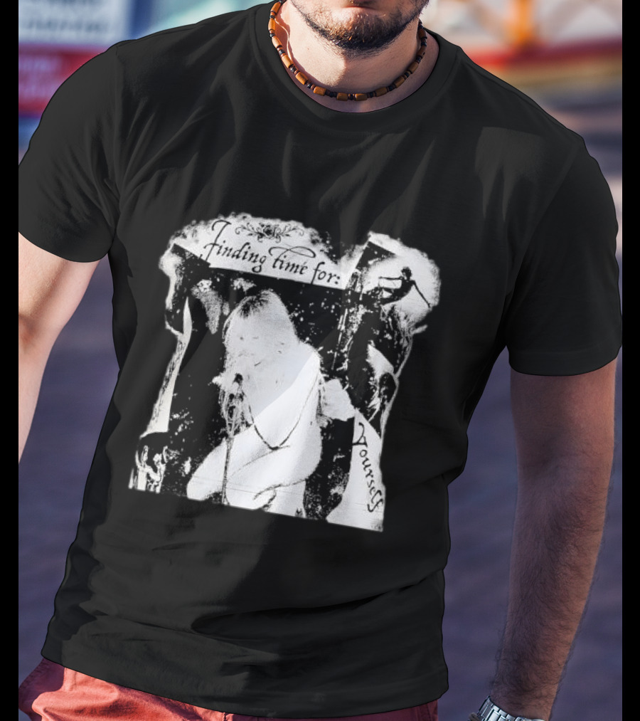Finding Time For Yourself Singing Woman Retro Vibe T-Shirt