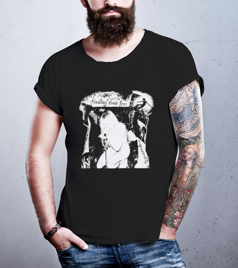 Finding Time For Yourself Singing Woman Retro Vibe T-Shirt