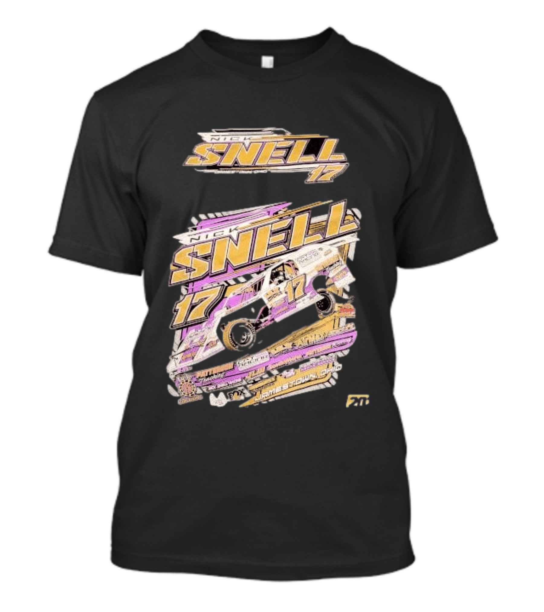 Nick Snell 17 Jamestown Ohio Racing 2024 T-Shirt
