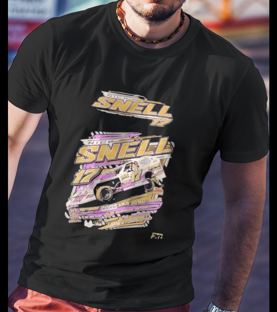 Nick Snell 17 Jamestown Ohio Racing 2024 T-Shirt