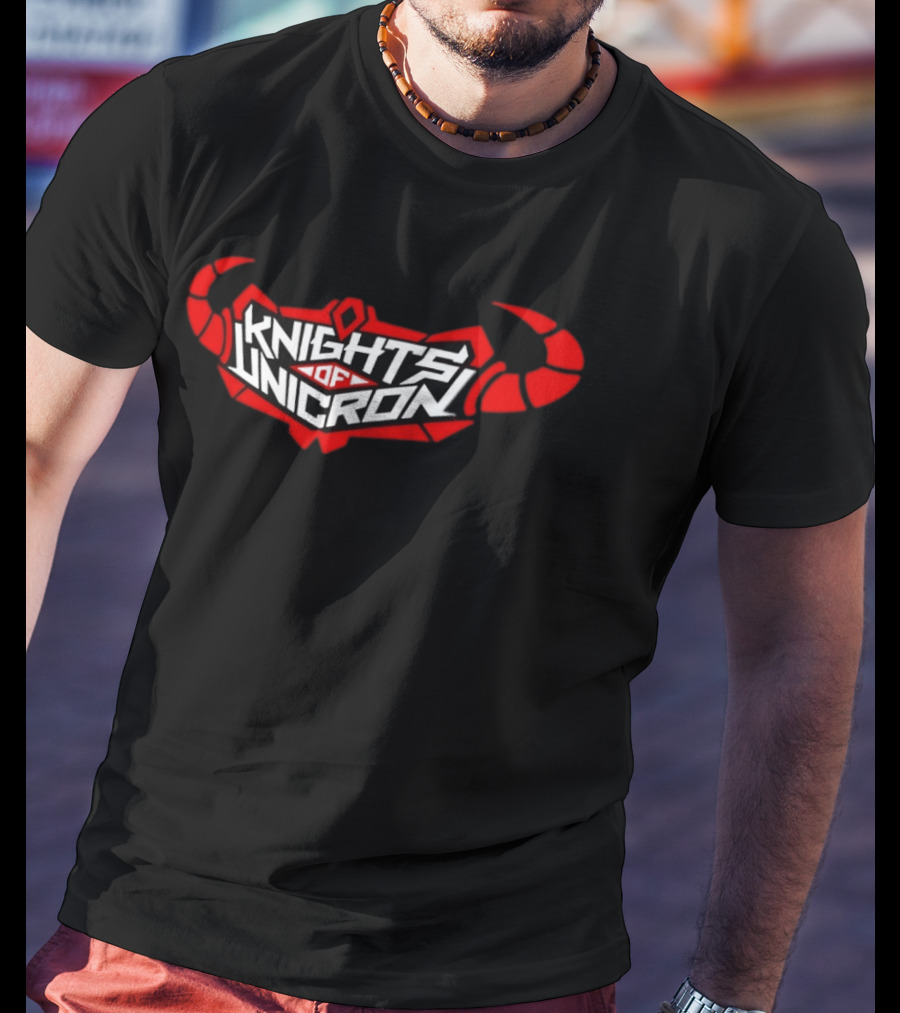 Knights Of Unicron Transformers Soundtrack Band Logo Horns T-Shirt