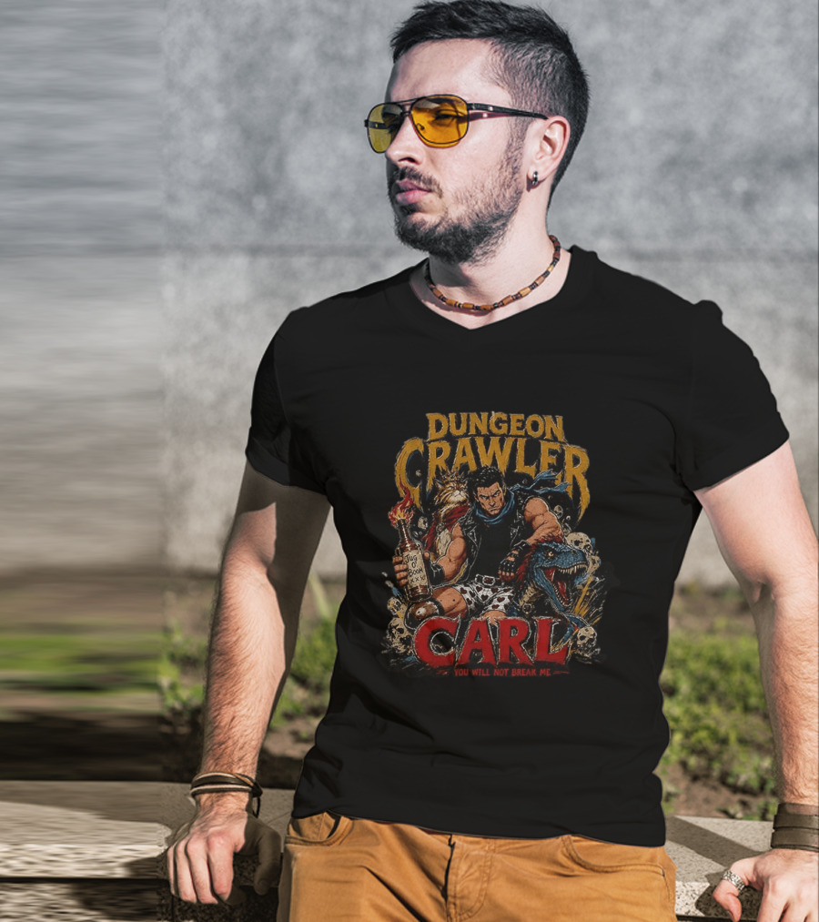 Dungeon Crawler Carl Jug Of Boom You Will Not Break Me T-Shirt