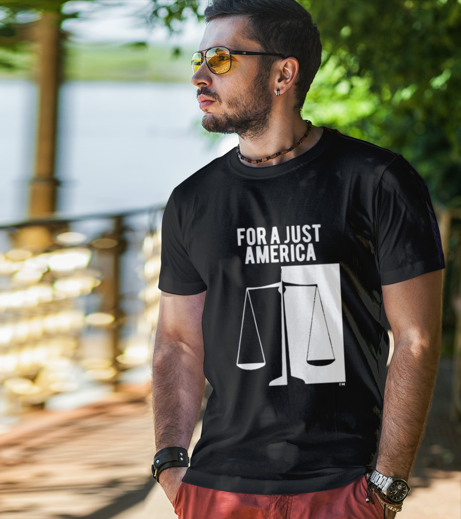Resist For A Just America Scales Of Justice T-Shirt