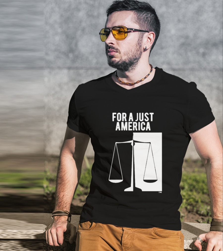 Resist For A Just America Scales Of Justice T-Shirt