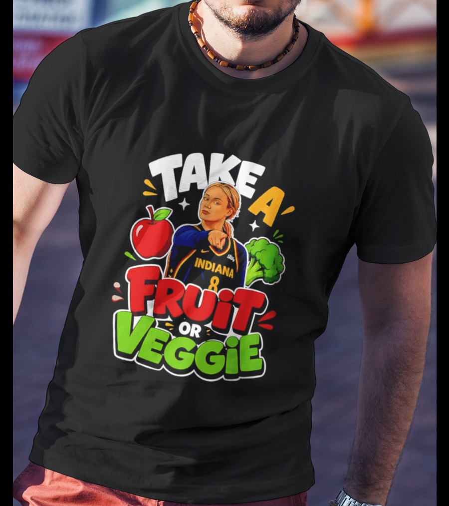 Take A Fruit Or Veggie Indiana 8 T-Shirt