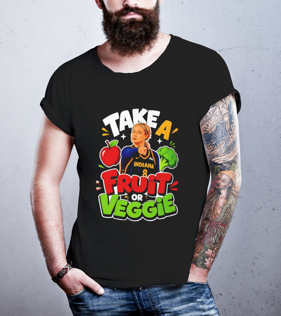 Take A Fruit Or Veggie Indiana 8 T-Shirt