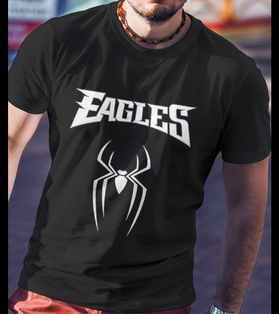 Philadelphia Eagles Spider Man Collaboration T-Shirt