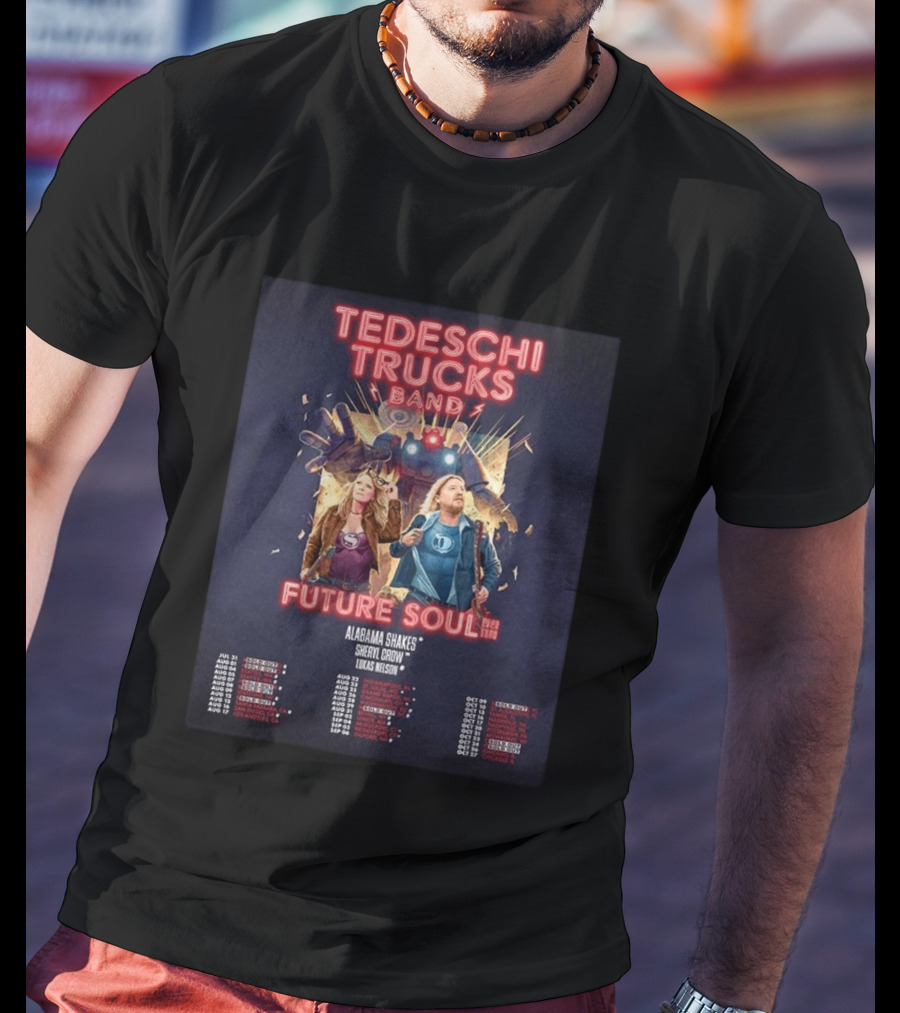 Tedeschi Trucks Band Future Soul 2026 Tour Dates Alabama Shakes Sheryl Crow Lukas Nelson T-Shirt