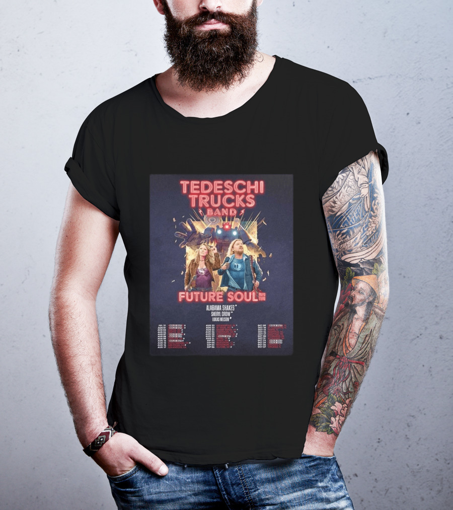 Tedeschi Trucks Band Future Soul 2026 Tour Dates Alabama Shakes Sheryl Crow Lukas Nelson T-Shirt