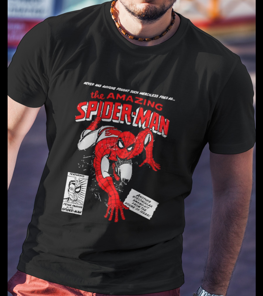 Never Has Anyone Fought Such Merciless Foes As The Amazing Spider Man Marvel Superhero T-Shirt