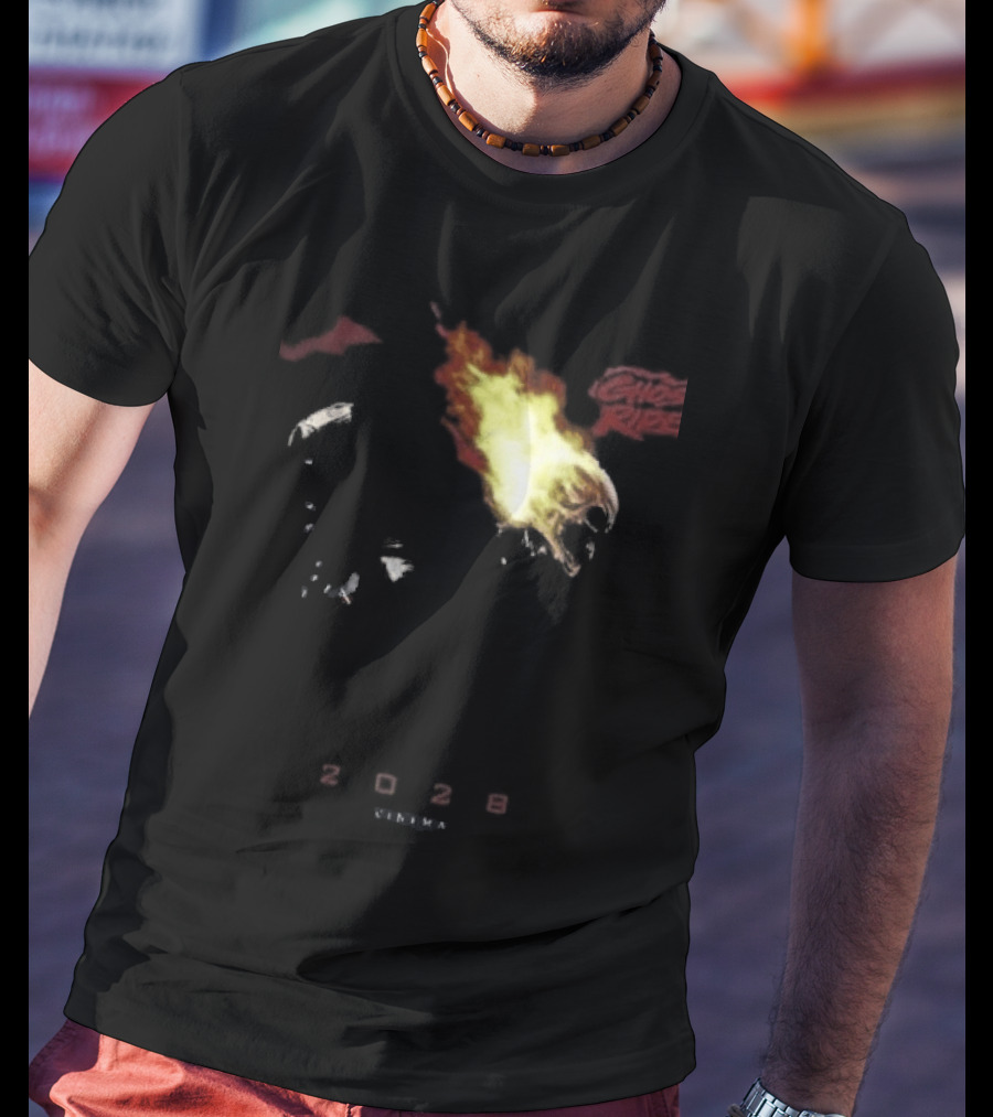 2028 Cinema The Batman Part II X Ghost Rider Fire T-Shirt