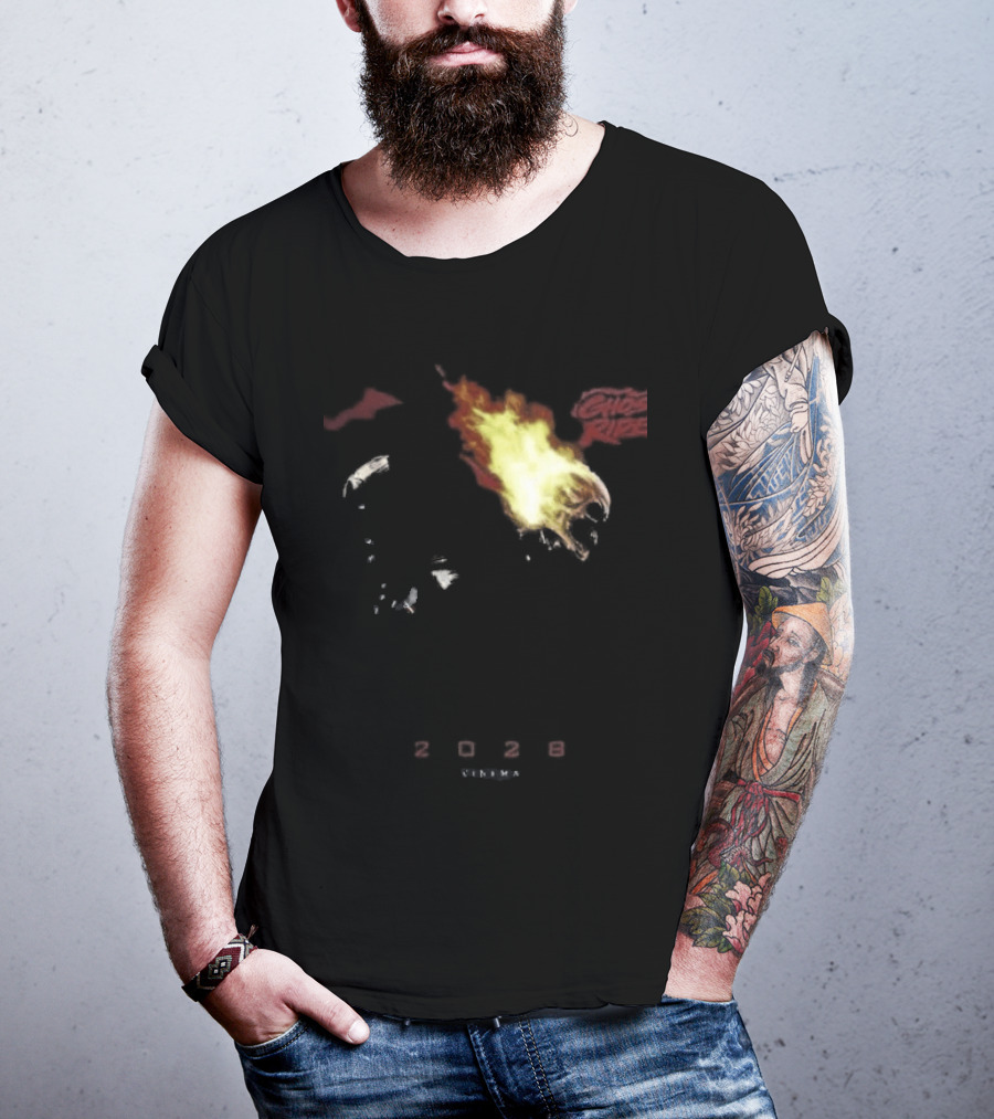 2028 Cinema The Batman Part II X Ghost Rider Fire T-Shirt