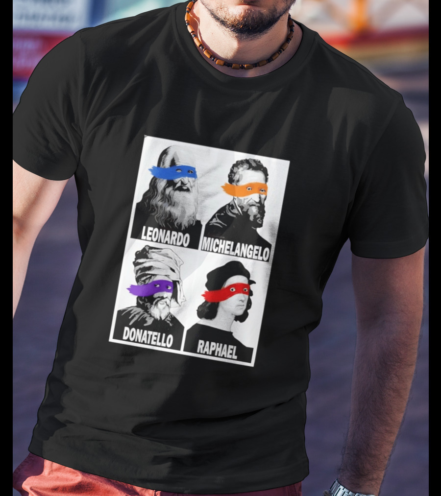Leonardo Michelangelo Donatello Raphael The Original Ninja Masters T-Shirt