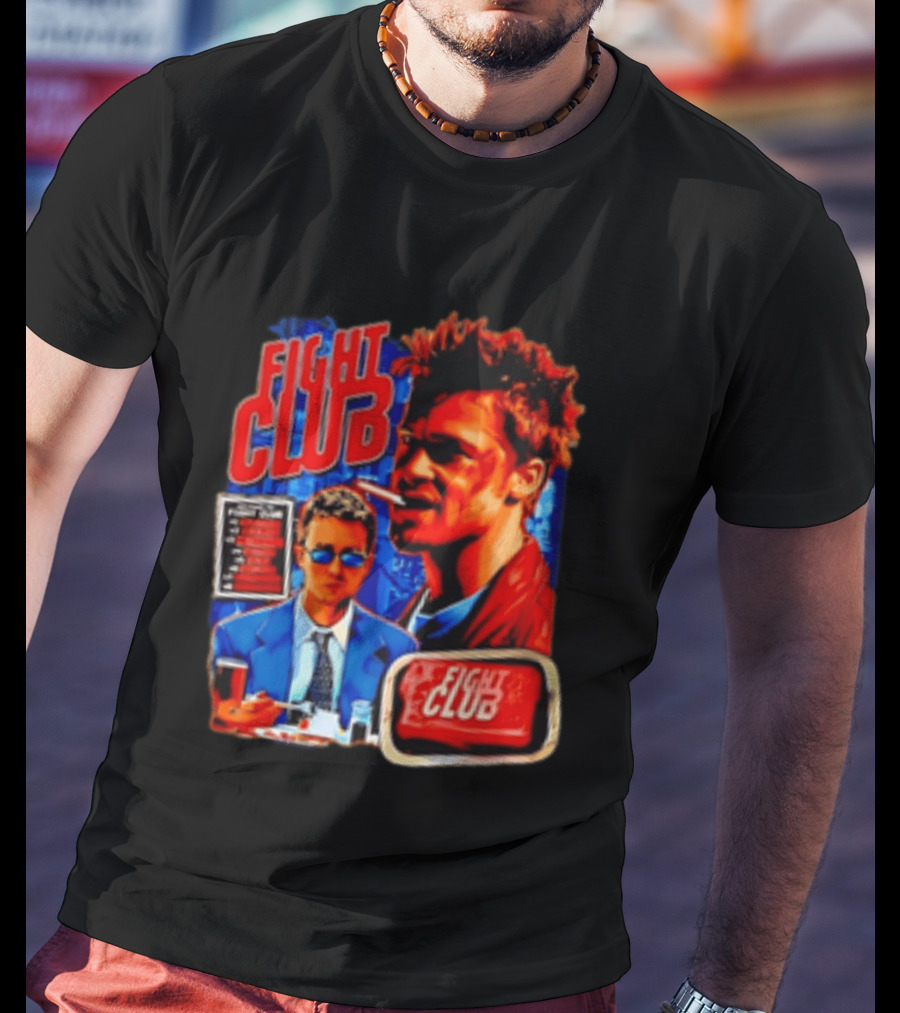 Tyler Durden The Narrator Fight Club Welcome To Fight Club Do Not Talk About T-Shirt