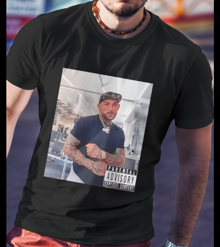 UFC Dustin Poirier Parental Advisory Explicit Content T-Shirt