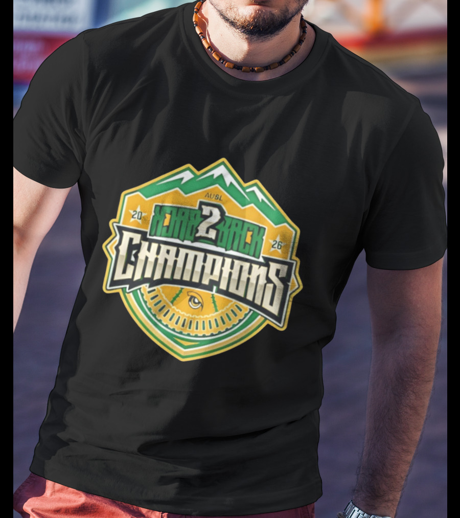 Utah Talons 2026 AUSBL Back 2 Back Champions T-Shirt