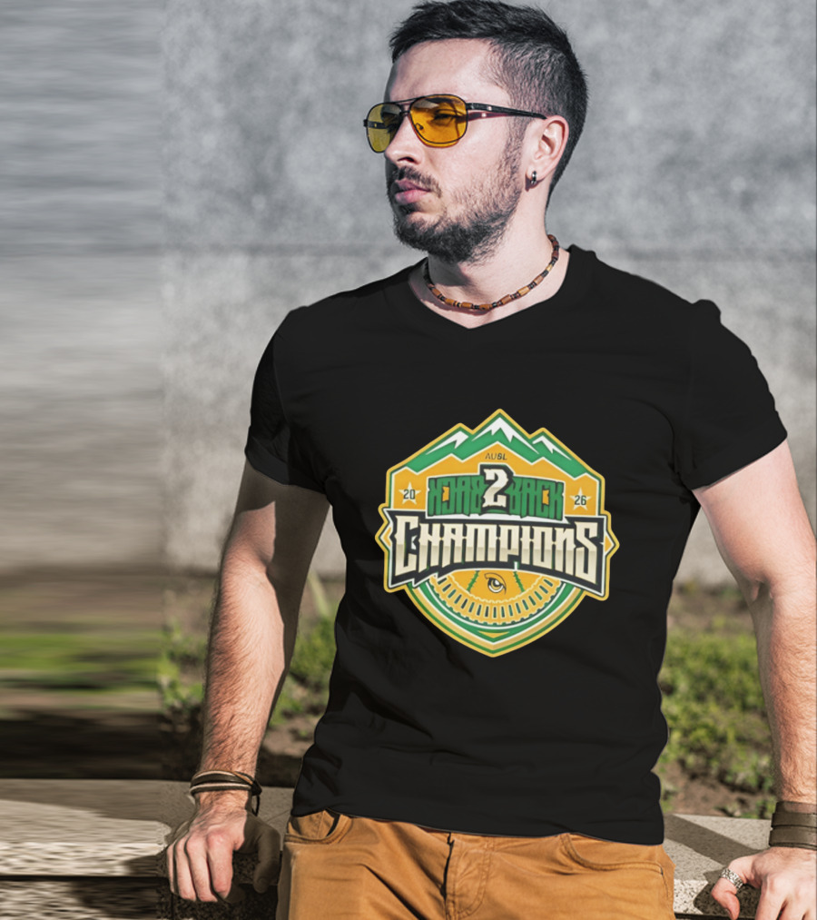 Utah Talons 2026 AUSBL Back 2 Back Champions T-Shirt