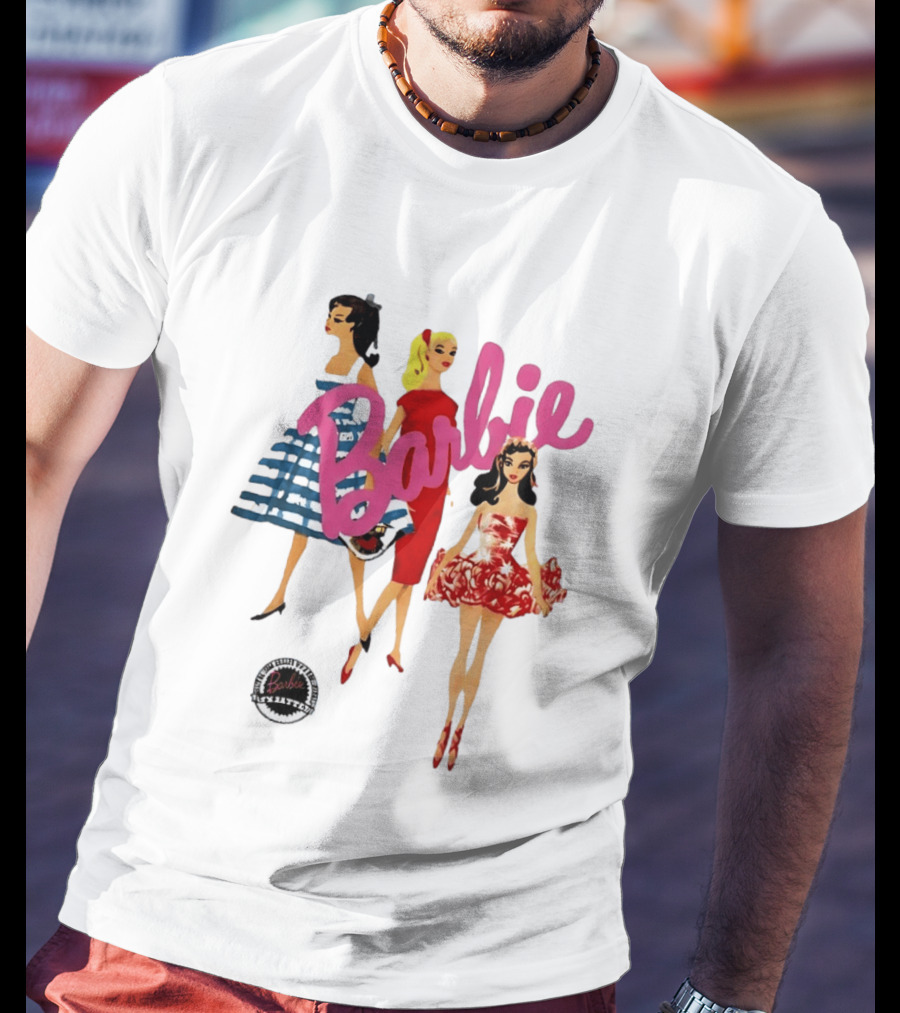 Barbie Vintage Fashion Trio Retro Mattel T-Shirt